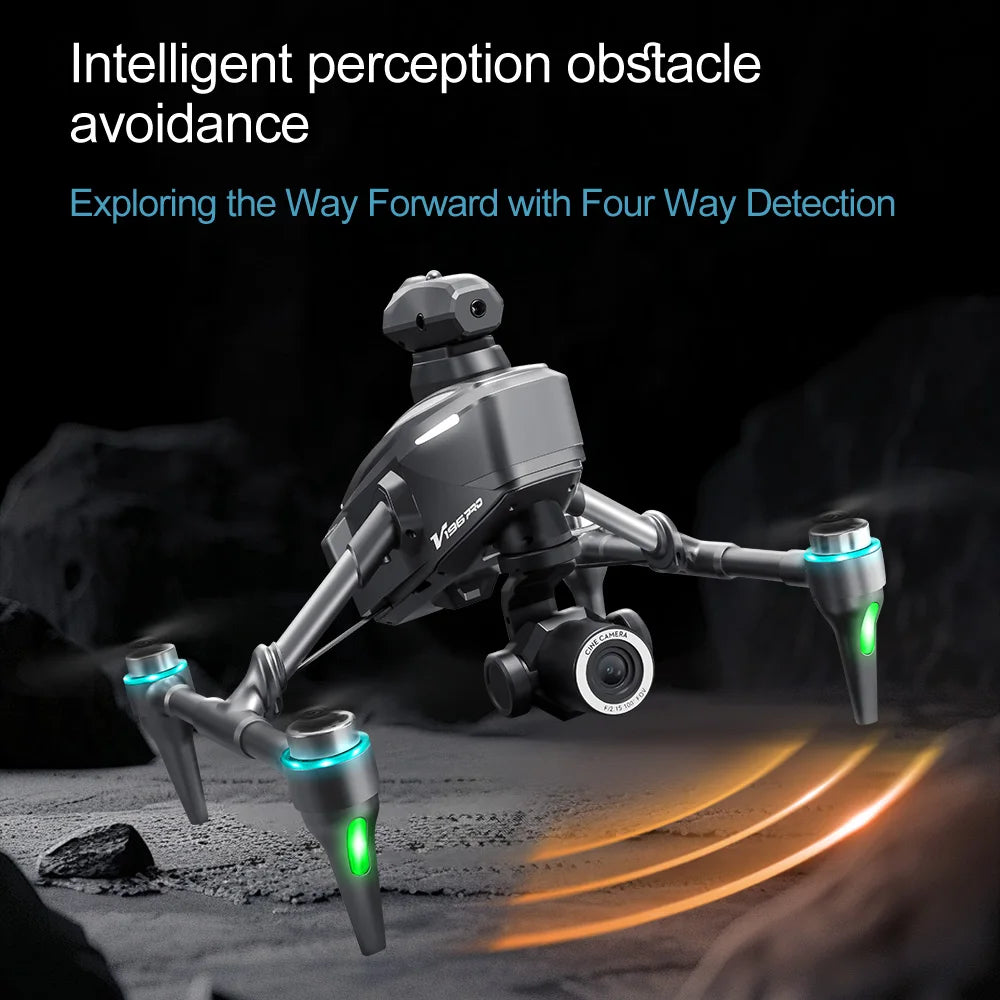2025 drone professional 8K dual-lens high-definition aerial photography 5g obstacle avoidance brushless motor RC quadcopter toy。