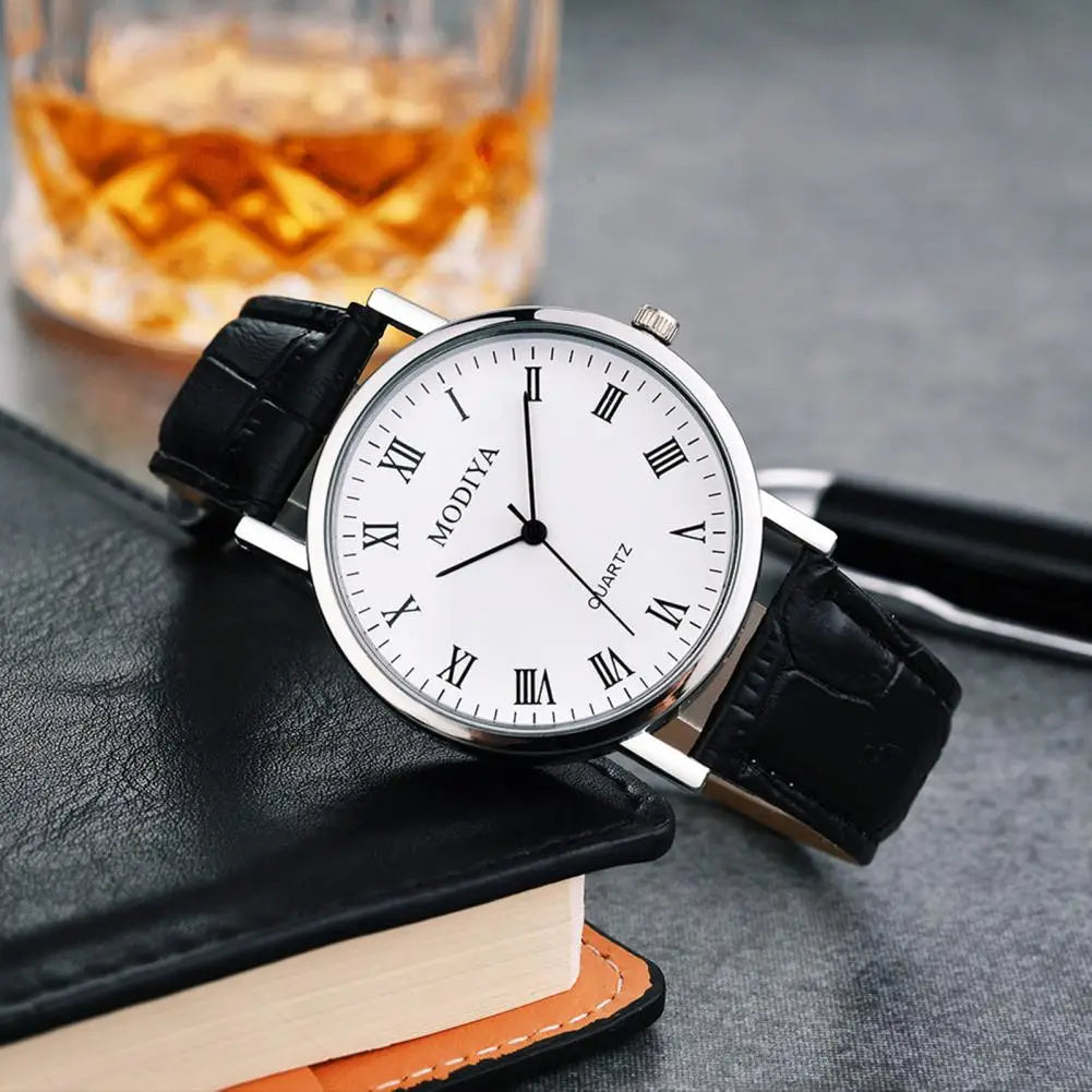 Men Watches Chronograph Casual Men Analog Watch Quartz Watch Classic Men Timepiece Belt Strap Wristwatch Gift