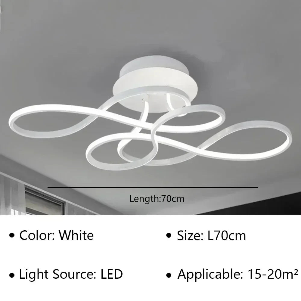 Home Decoration Indoor Lighting Modern Ceiling Lamp LED Chandelier For Living Dining Room Bedroom Aisle Balcony Fixture Luster
