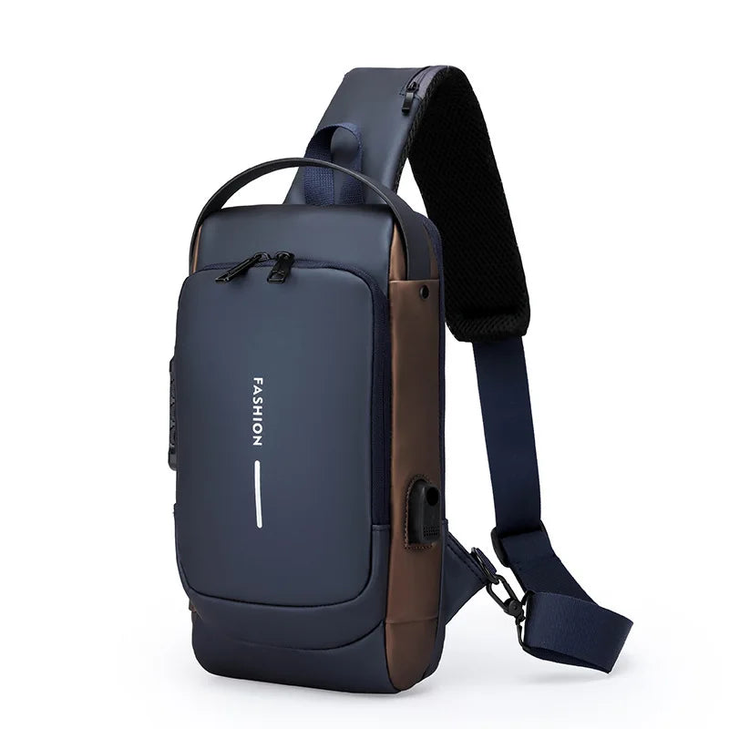 Men's Chest Bag for Cycling & Outdoor Sports - Also Great As A Running and Travel Waist/Shoulder Bag