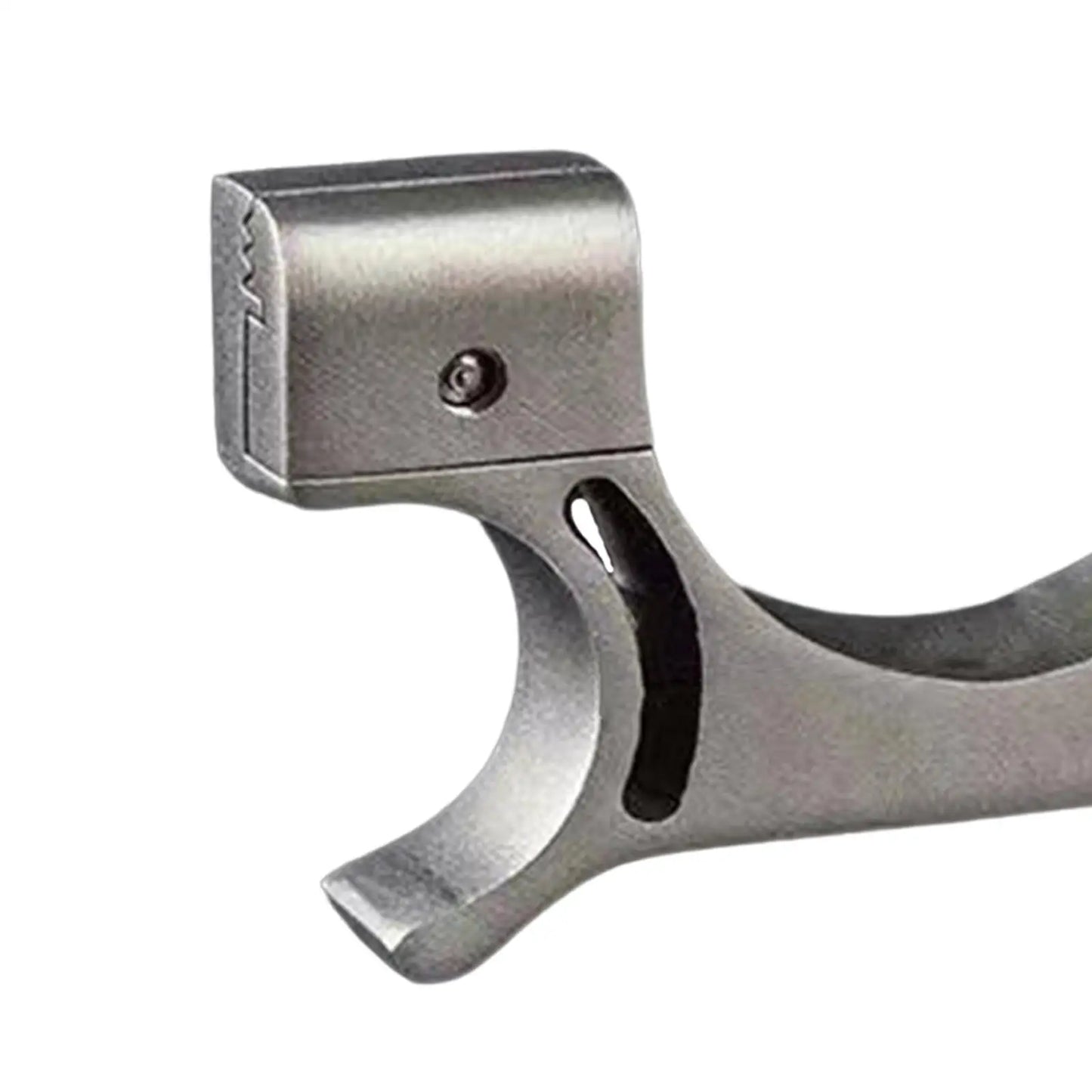 Hunting Slingshot Bow Head Release Device Stainless Steel Tool Catapult Head Sling Shot Head for Game Practical Teens Adults