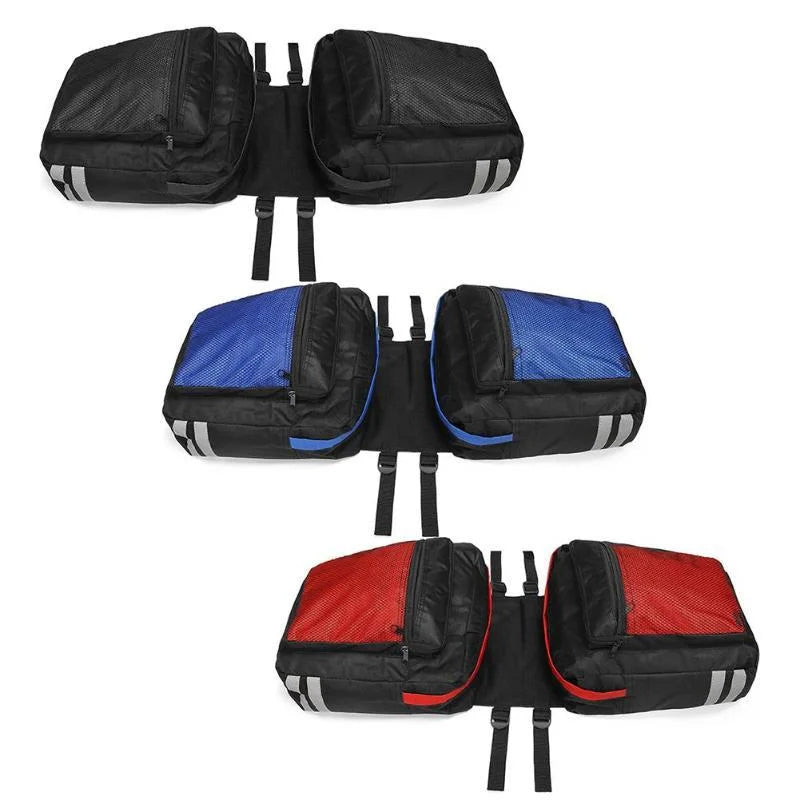 Bicycle transport bag rear luggage rack double-sided, rear seats are high and convenient in capacity, luggage bicycle bag