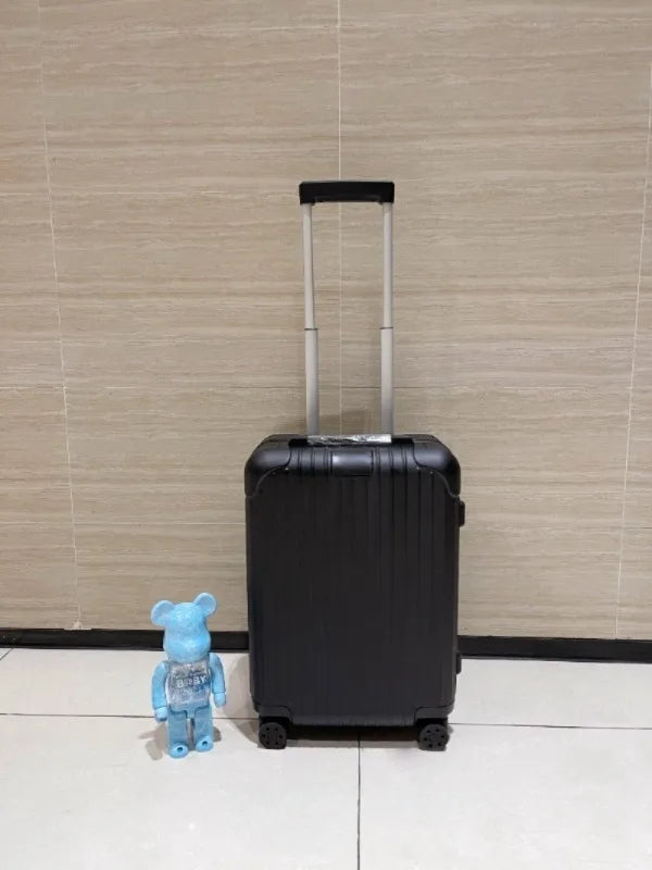 Luxury R-Series Cuboid Luggage: German Bayer PC + Silent Wheels Cabin-Approved Minimalist Design Ultimate Travel Gift Essential