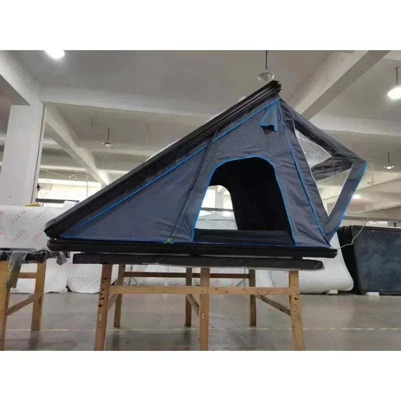 High Quality Custom Hard Shell Roof Top Tent Camper For Car Suv Aluminium Triangle Hard Shell Roof Top Tent
