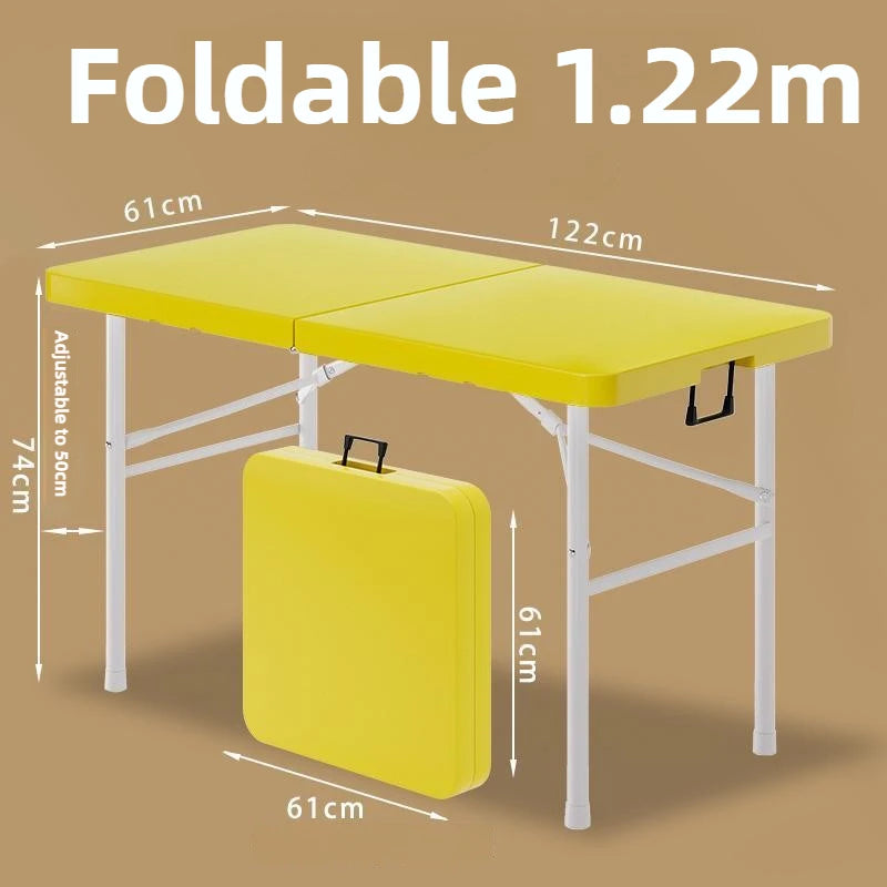 Foldable Dining Table Portable Home Dining Table Outdoor Stall Student Desk Easy To Store Multifunctional Dining Room Furniture