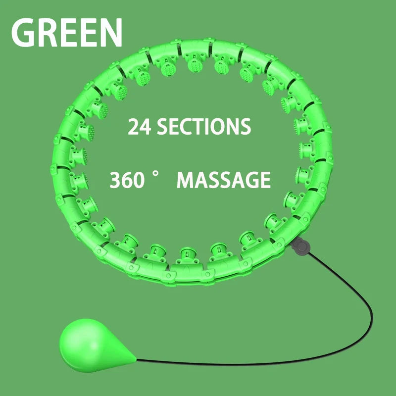 Fitness Hoop Weights to Exercise At Home Sports Entertainment Sport Equipment for Slimming Gym Ring Portable Body
