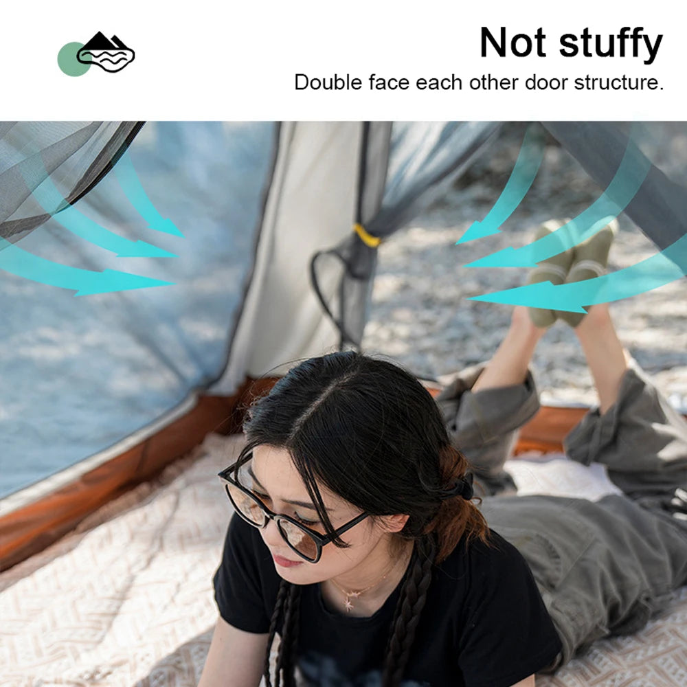 Outdoor Self-driving Travel Camping Tent Automatic Quick-opening Tent Portable Rainproof Sunshine-proof Tent Sunshine Shelter