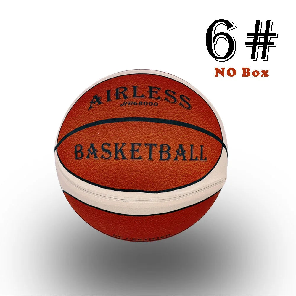 Indoor Silent Basketball Cloth Cover Size7#/6#/5# Soft High Elastic Foam Mute Ball No Noise Sports Ball Adults &Child Sport Game