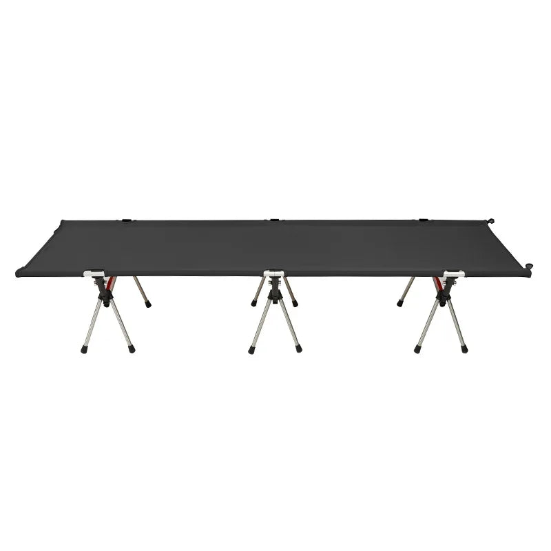 Camping Folding Cot High Legs One Person Outdoor Office Nap Sleeping Bed
