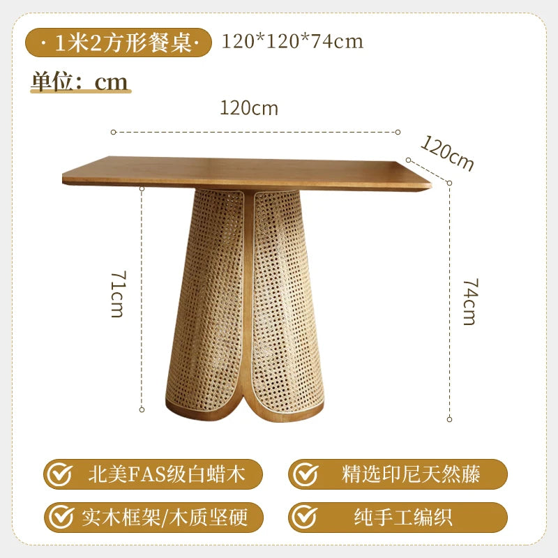 Living Nordic Dining Table Luxury Design Minimalist Ornament Dining Table Relaxing Organiser Mesa Comedor Home Accessories