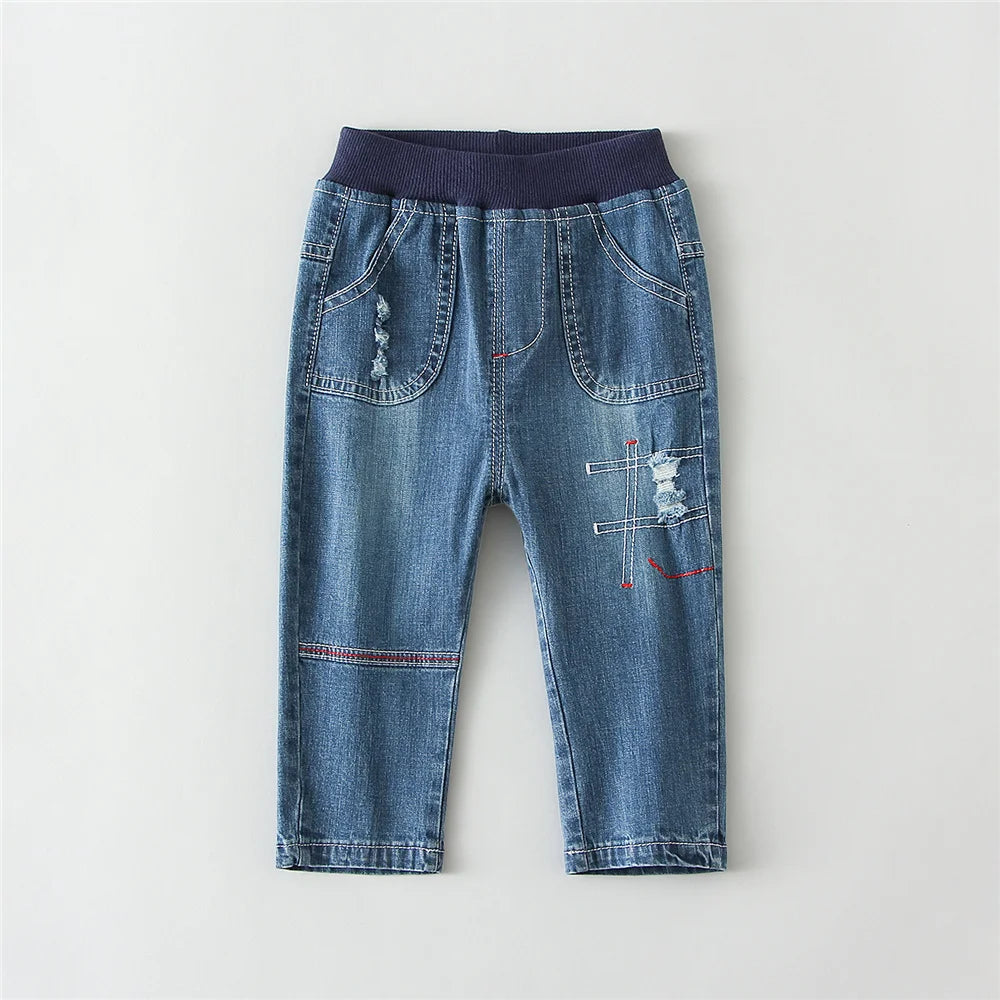 Baby Boy Denim Pants Children Casual Pants Infant Girls Jeans Toddler Trousers Fashion Kids Baby Clothes