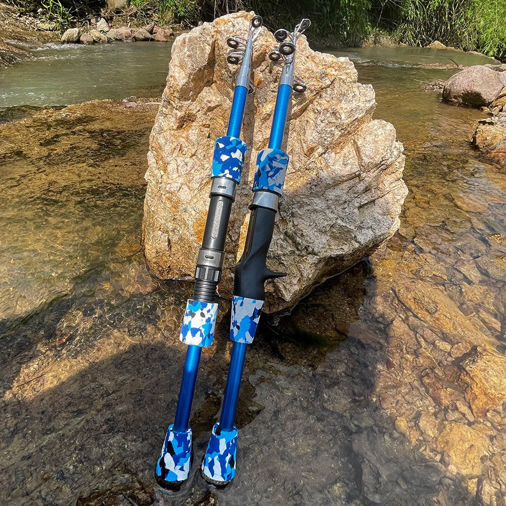 Trout Fishing Rod 1.3m 1.5m 1.8m Jigging Spinning Casting Fly Ultralight Hand Lure Rods Feeder Gear Camouflage Mini Travel Surf