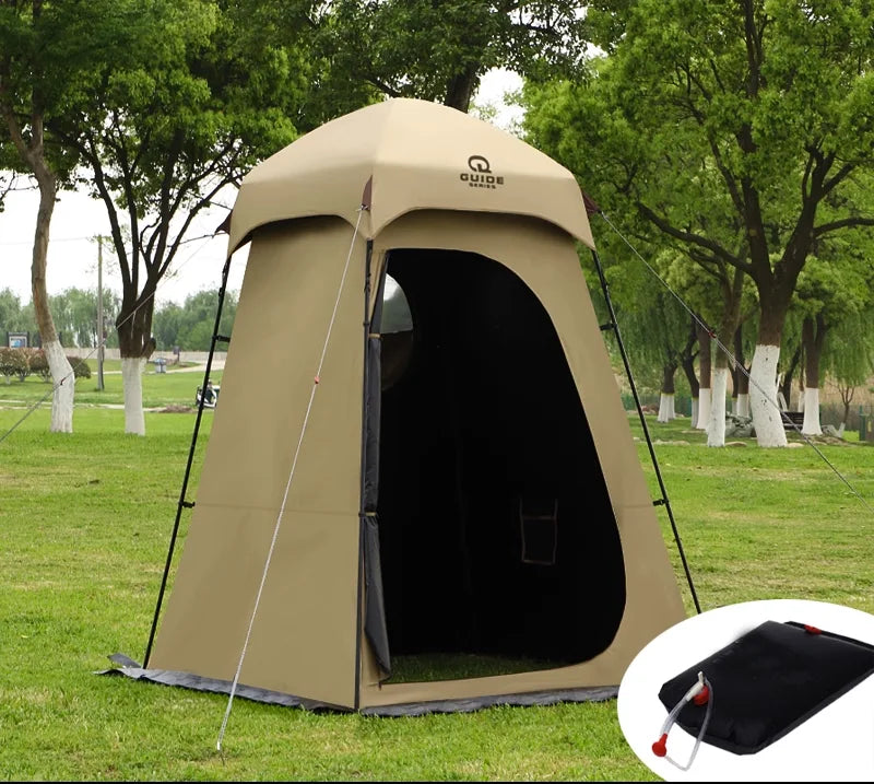 Single Person Large Space Outdoor Bathing Changing To Keep Warm Mobile Public Toilet Portable Waterproof Fishing Tent