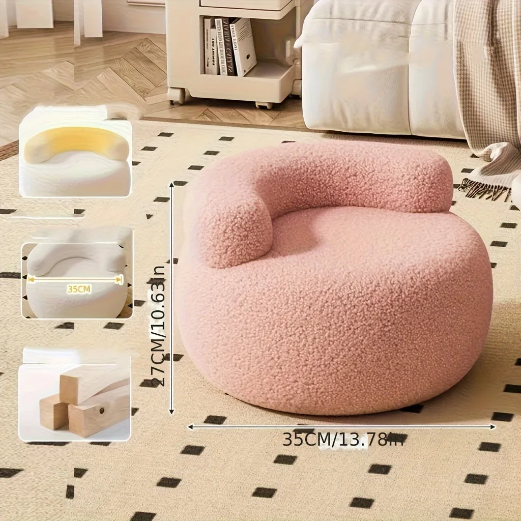 sofa stool, household cream wind stool, living room coffee table, sitting pier, pumpkin low bench, shoe changing stool, door