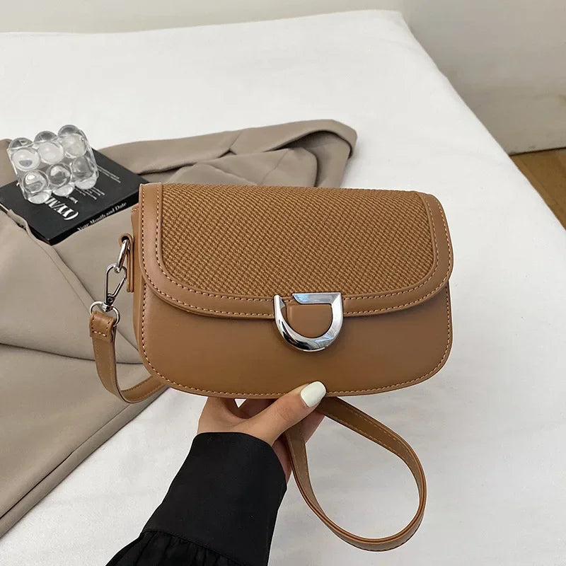 Women's Underarm Bag 2025New Trendy Shoulder Purse Vintage Casual Small Square Crossbody Stylish Versatile Handbag