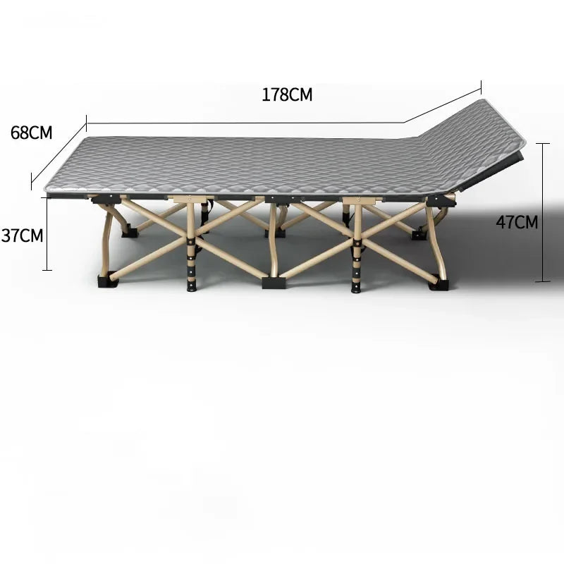 Space Saving Single Bed Frames Lazy People Balcony Siesta Foldable Bed Outdoors Balcony Minimalism Base De Cama Home Furniture