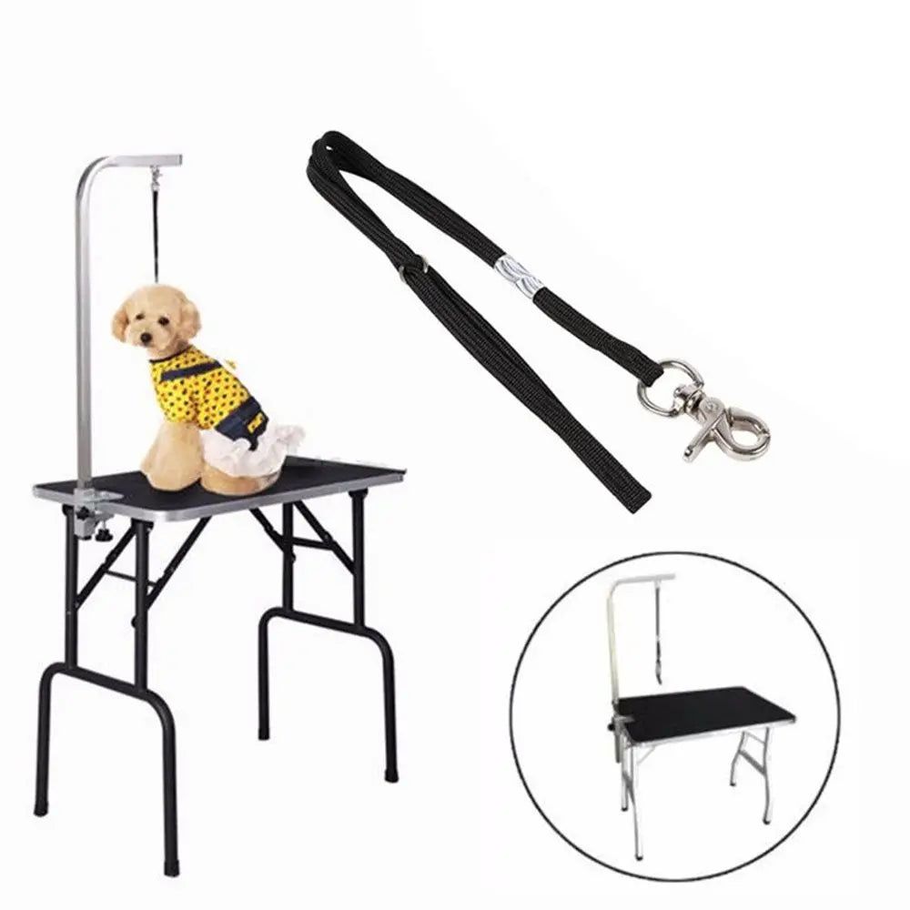 Pet Accessories Durable Restraint Rope Harness Animal Cat Nylon Rope Dogs Leash Noose Loop Lock Clip Rope