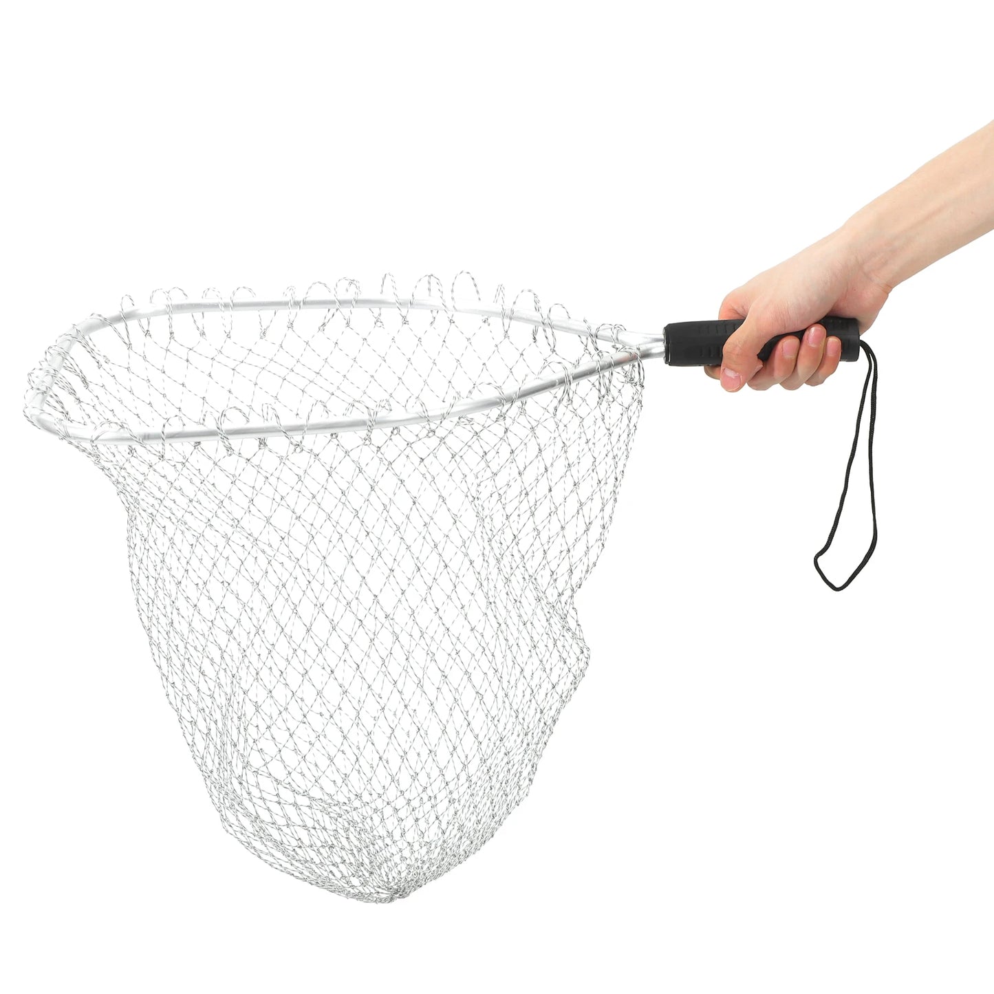 Fishing Net 30cm Heavy Duty Portable Fishing Catching Basket for Freshwater Saltwater Trout Nets
