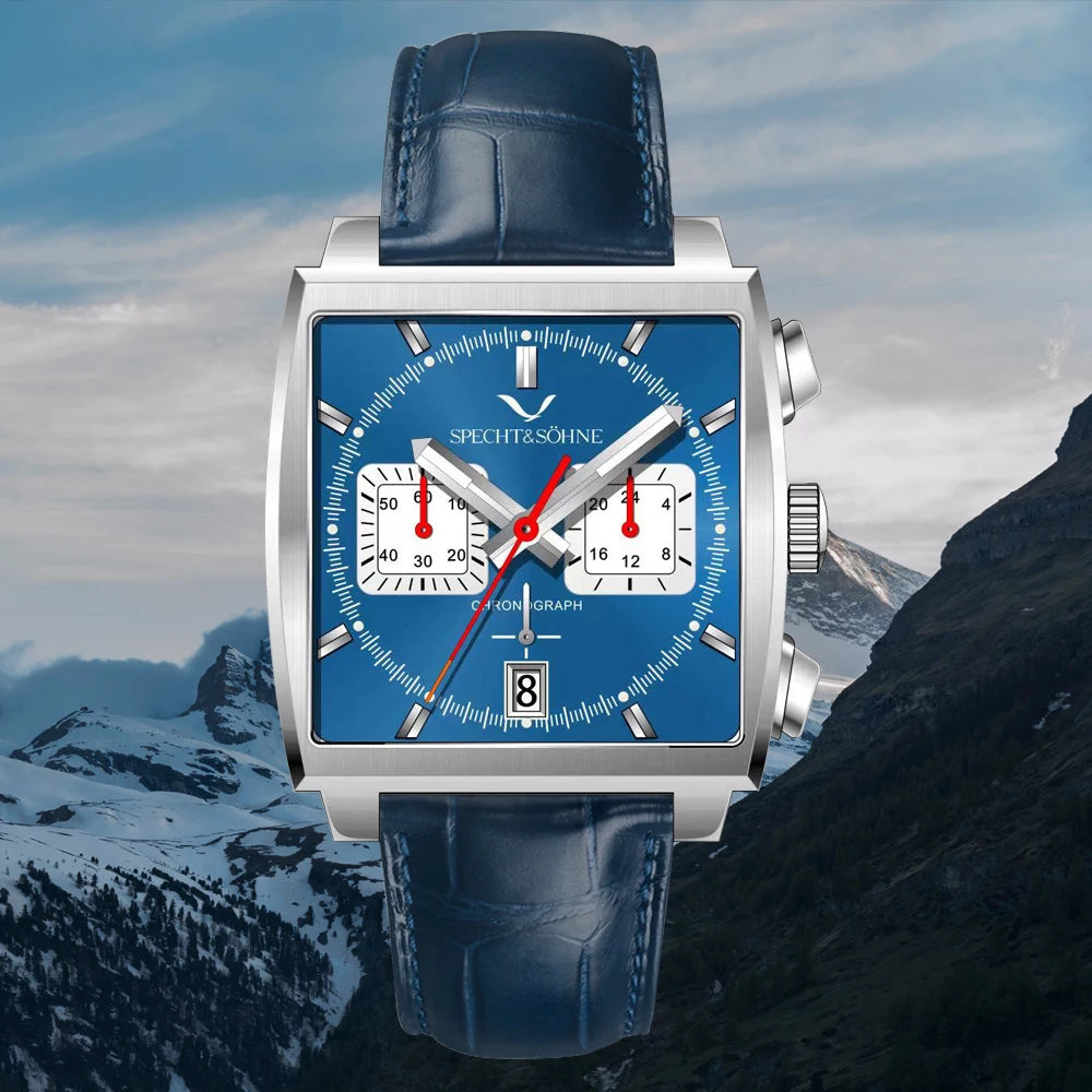 2025 New Arrivals Fashion Luxury Chronograph Sports Watch For Men Stainless Steel Waterproof Quartz Watches Relogio Masculino