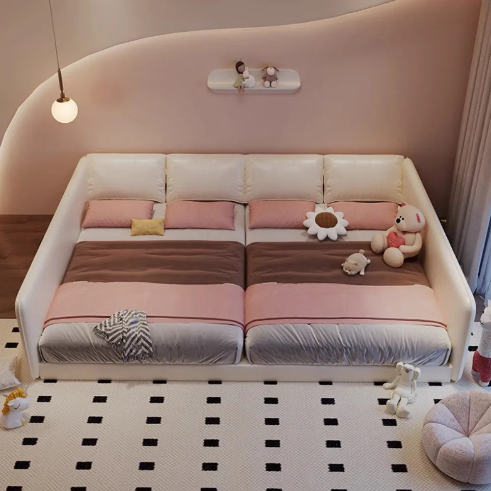 King Size Europian Bed Modern Minimalist Luxury Kids Children Bed Sleeping 180x200 Cama De Lujo Para Dormitorio Home Furniture