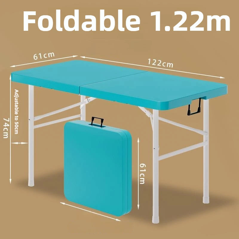 Foldable Dining Table Portable Home Dining Table Outdoor Stall Student Desk Easy To Store Multifunctional Dining Room Furniture