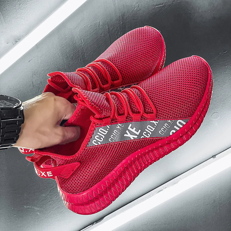 2025 Men's Shoes Breathable Non-slip Fashion Sports Shoes Casual Outdoor Walking Flat Comfortable Men Plus Size New 39-46