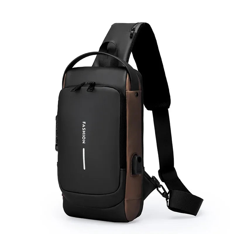 Men's Chest Bag for Cycling & Outdoor Sports - Also Great As A Running and Travel Waist/Shoulder Bag