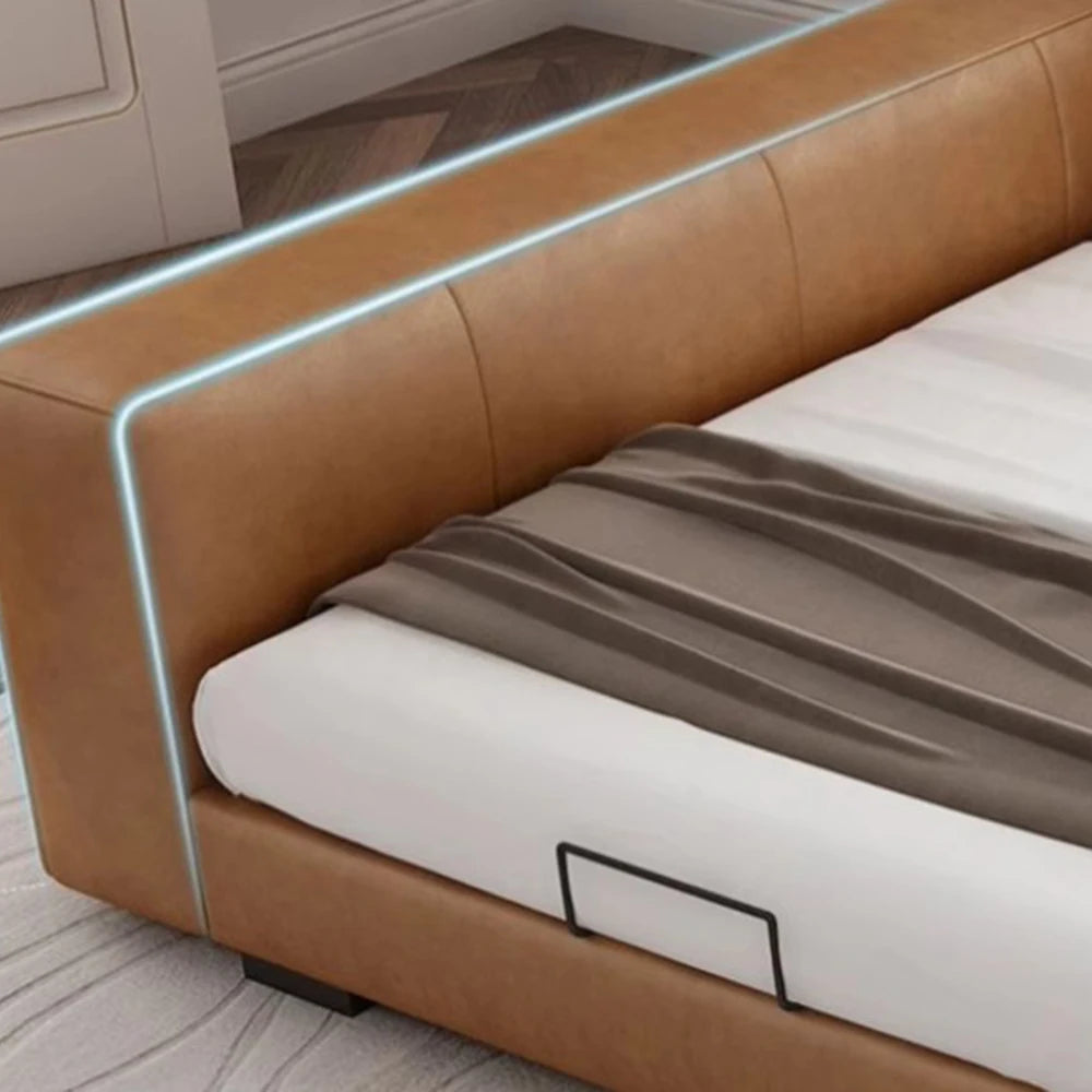 Queen Size Unique Beds Frames Headboard Aesthetic 180x200 Two Persons Beds Child Single Bedroom Cama Matrimonio Furnitures