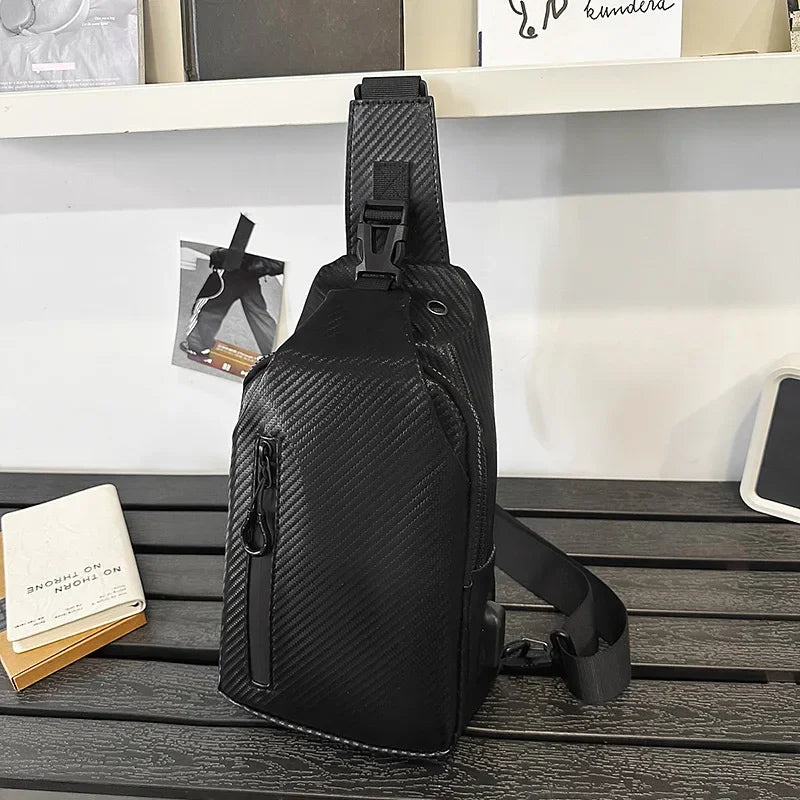 Men's Waterproof Shoulder Bag Simple Business Travel Fashion Bag Fashion Leisure Sports Backpack Outdoor Hiking Bag