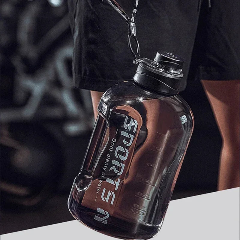 2.7L Fitness Water Bottle Gym Cycling Cup Portable Large Capacity Water Bottle For Fitness Camping Men Water Kettle