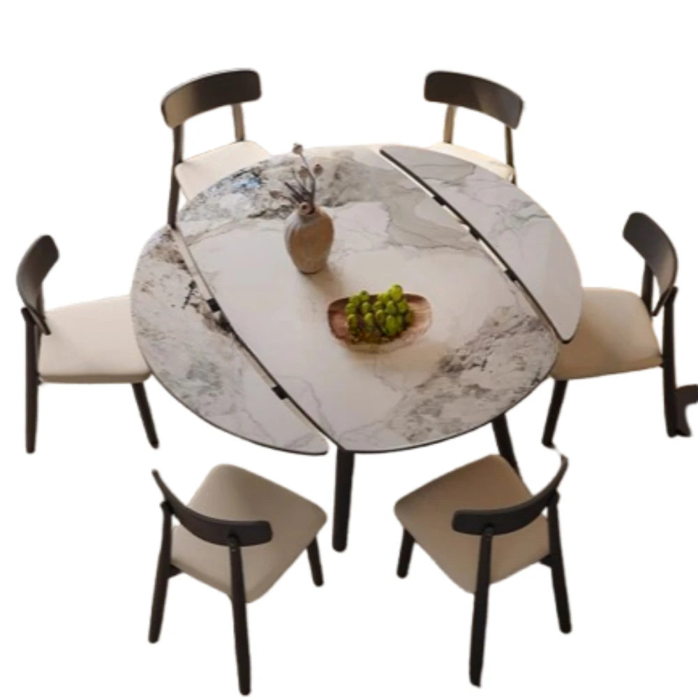 Modern White Dining Tables Extendable Nordic Luxury Waterproof Dining Tables Living Rectangle Mesa De Comedor Home Furniture
