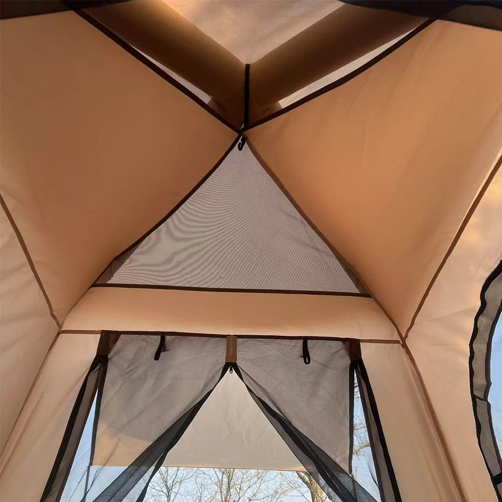 Large Family Air Tent 4-6 Person Garden Waterproof Camping Hiking Trip Suitable Tents Outdoor Shelter