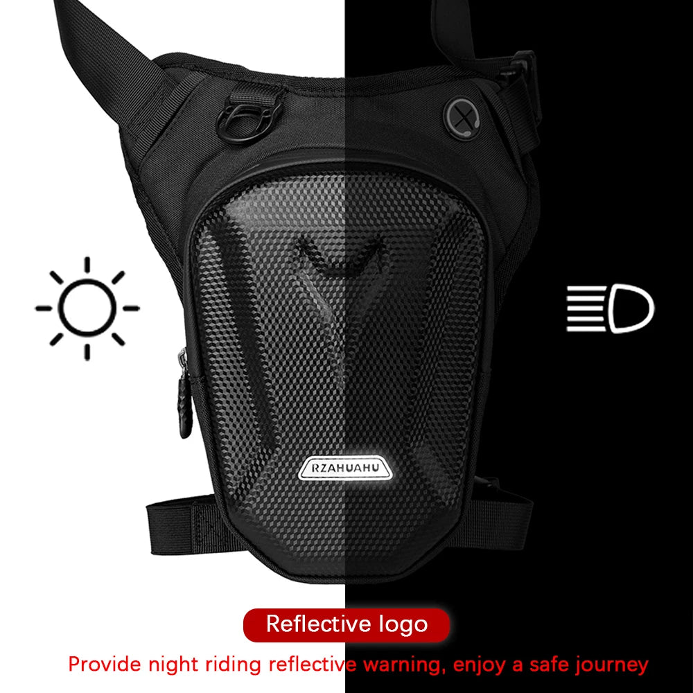 Men Hip Bum Pack Leg Side Bag Tactical Travel Bag Waterproof Pack Bag Outdoor Casual Motorcycle Waist Leg Bag Ride Bags
