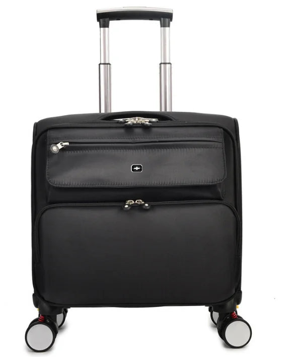Unisex Travel Luggage Spinner Wheels Boarding Case Rolling Suitcase Wheeled on - Black Red Blue Green Brown Pink Grey
