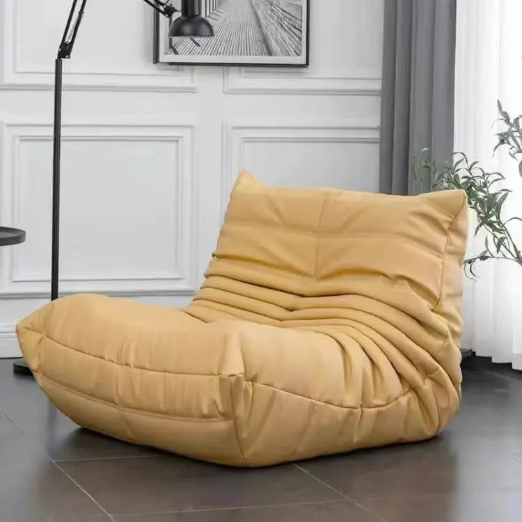 MOMO Caterpillar Lazy Sofa 90cm Width Tatami Mat Single Person Bedroom Balcony Ins Sofa Foam Filling for Lie And Sleep