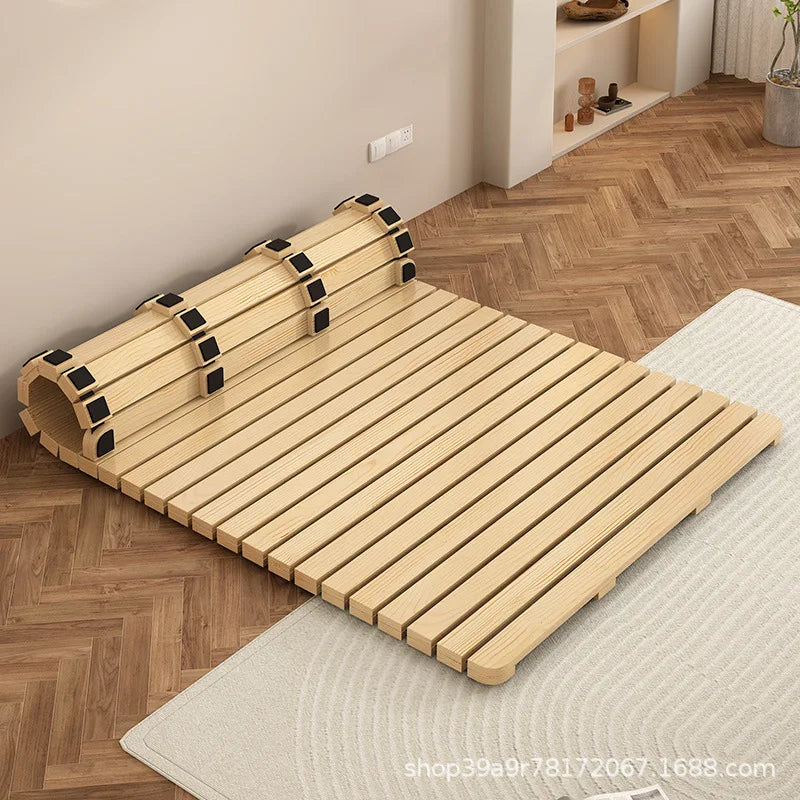 Thickened Hard Bed Board for Solid Wood Floor Bed, Breathable Anti-moisture Tatami Frame for Foldable Floor Beds