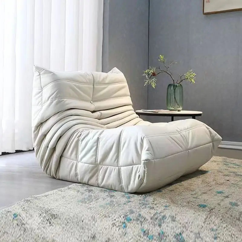 MOMO Caterpillar Lazy Sofa 90cm Width Tatami Mat Single Person Bedroom Balcony Ins Sofa Foam Filling for Lie And Sleep