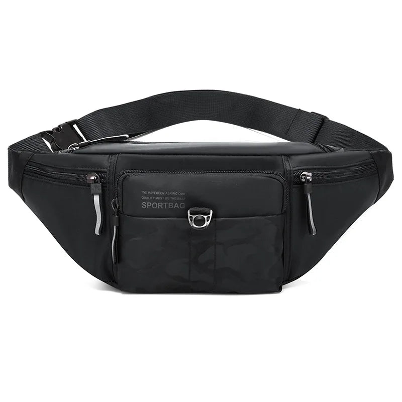 Men's Outdoor Multi-Pocket Waist Bag Tactical Climbing Hiking Chest Bag Outdoor Sports Hunting Camping Cycling RIde Shoulder Bag