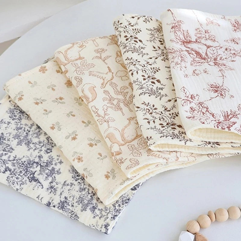 Newborn Baby Shoulder Pad Burp Cloth Soft & Absorbent Cotton Bibs Unisex Designings Burp Cloths for Boy Girls