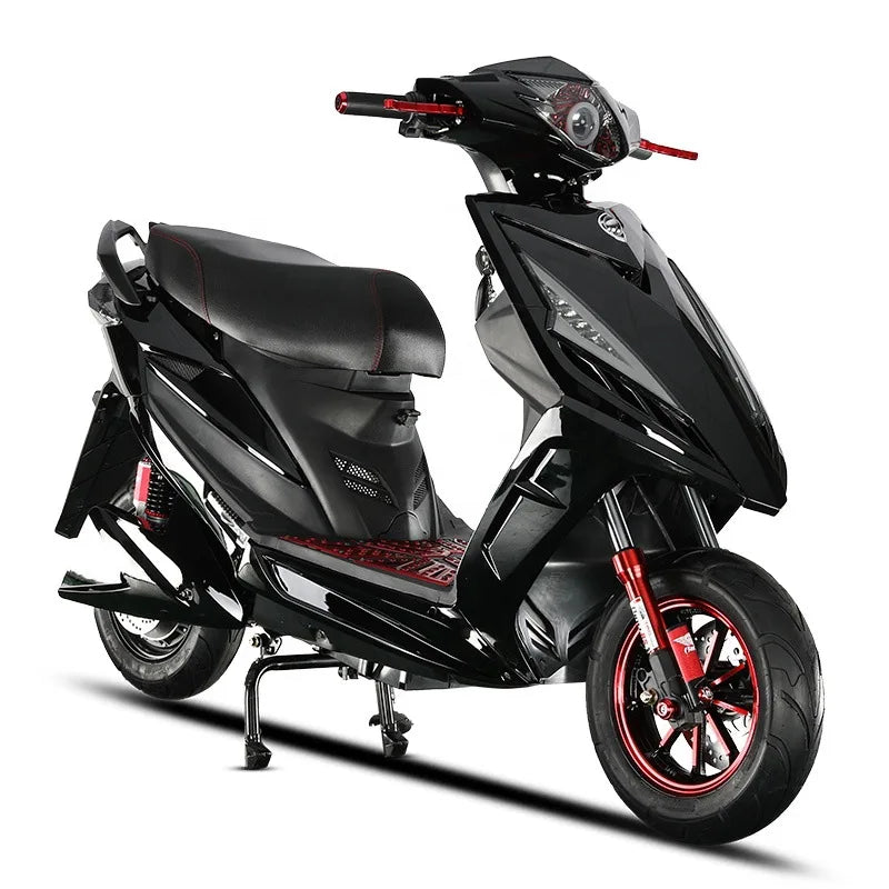 Electric scooter export 72V electric motorcycle pedal battery car 60V adult high speed electric motorcycle 2 sets