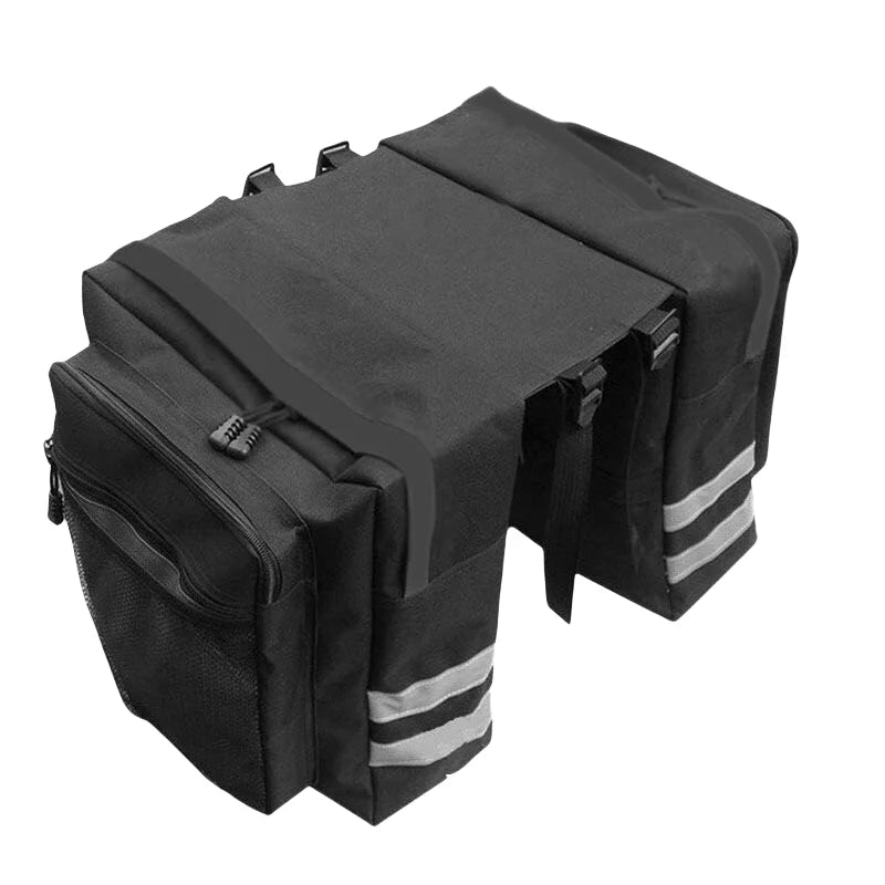 Bicycle transport bag rear luggage rack double-sided, rear seats are high and convenient in capacity, luggage bicycle bag