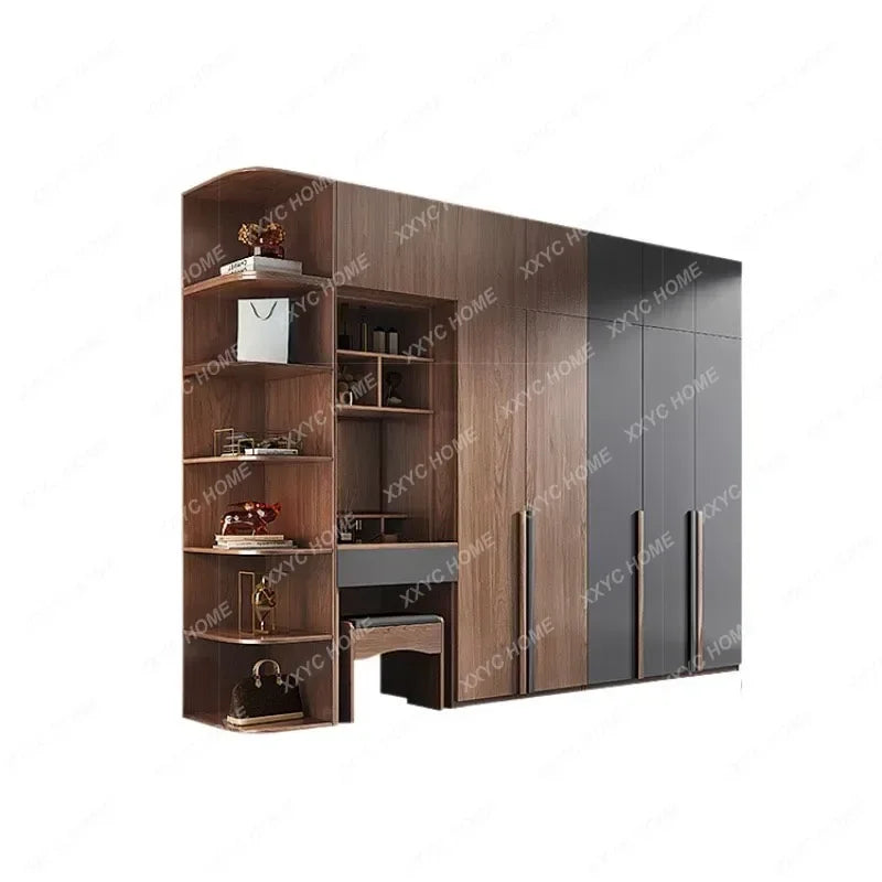 Chest Drawers Armored Living Room Cabinets Double Wardrobe Closet Simple Small Bedroom Storage Organizer Assembly For Clothes