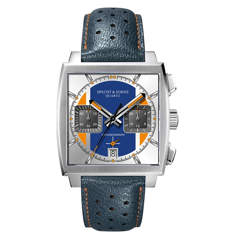 2025 New Arrivals Fashion Luxury Chronograph Sports Watch For Men Stainless Steel Waterproof Quartz Watches Relogio Masculino