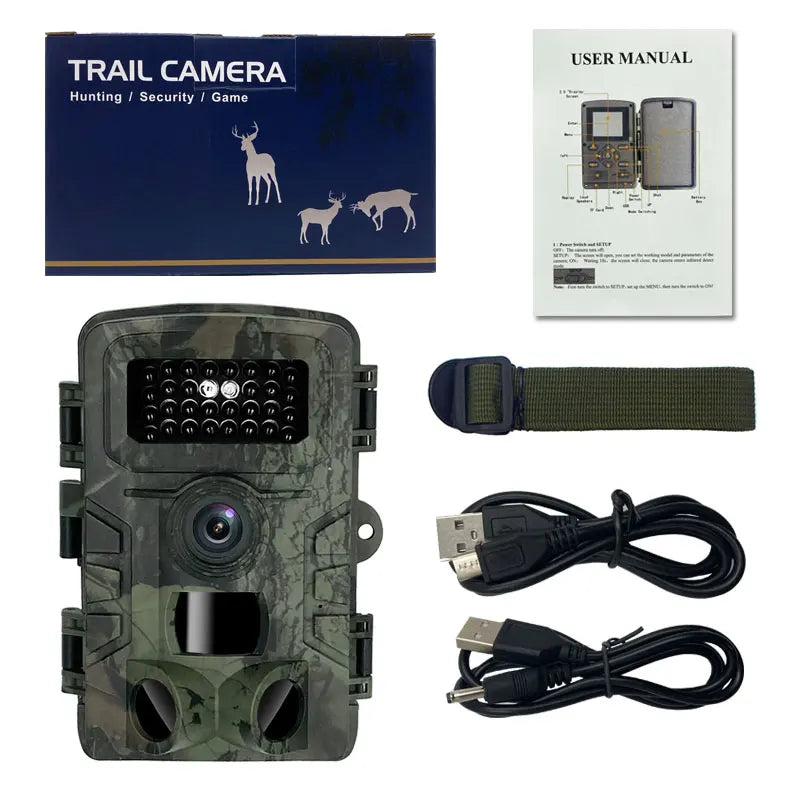 1080P 16MP HD Hunting Wildlife Camera Scouting Trail Cameras Wild Photo Traps PIR Motion Night Vision Cam Surveillance