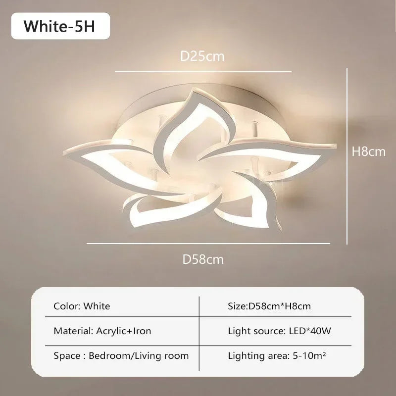 LED Ceiling Light Modern Home Indoor Decor Lamp For Bedroom Living Room Study Indoor Home Creativity Decorative Chandelier