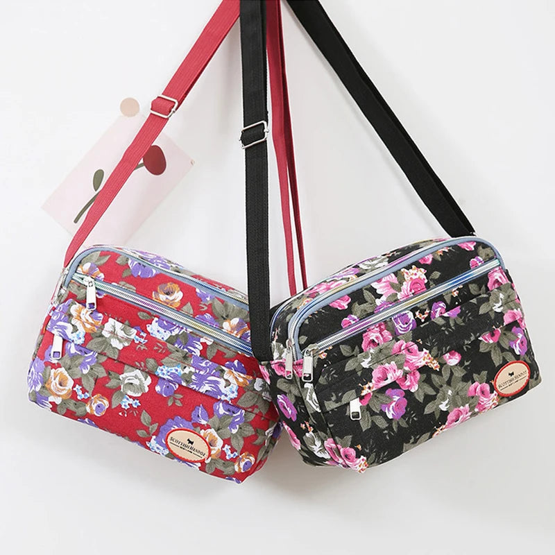 Women's Canvas Tote Bag Large Capacity Handbags for Female Commuting Women's Messenger Shoulder Bag Travel Handbag