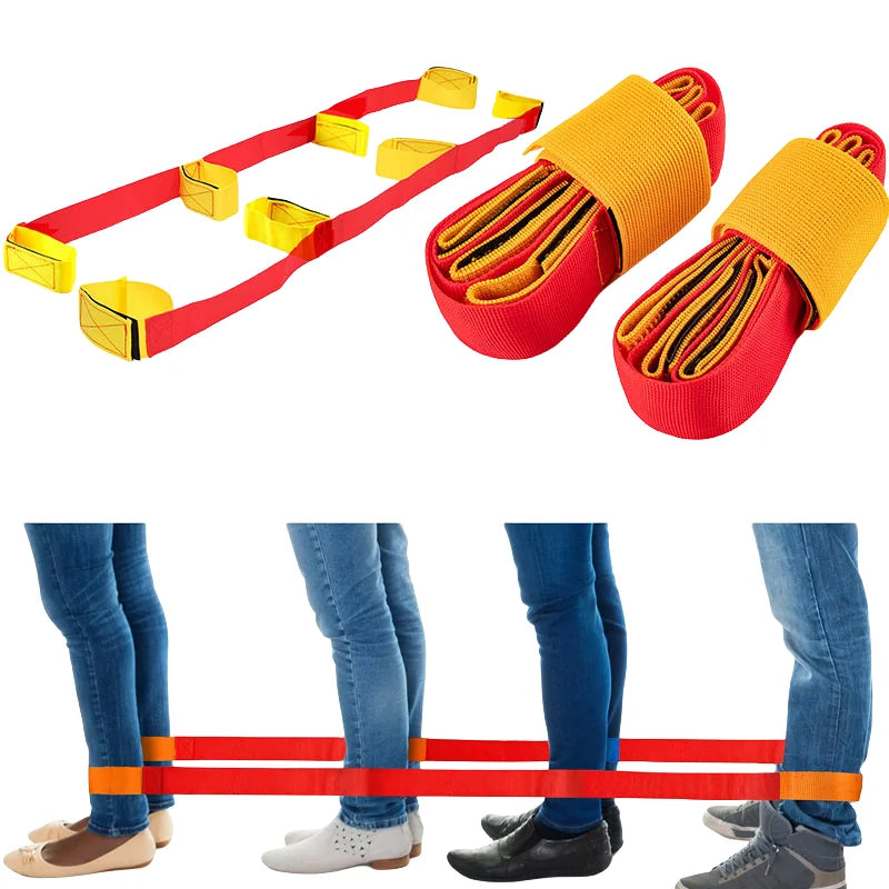 Children Outdoor Sports Toys Giant Footsteps Game Training Equipment For Kids Adults Teamwork Funy Games Interactive Toy Props