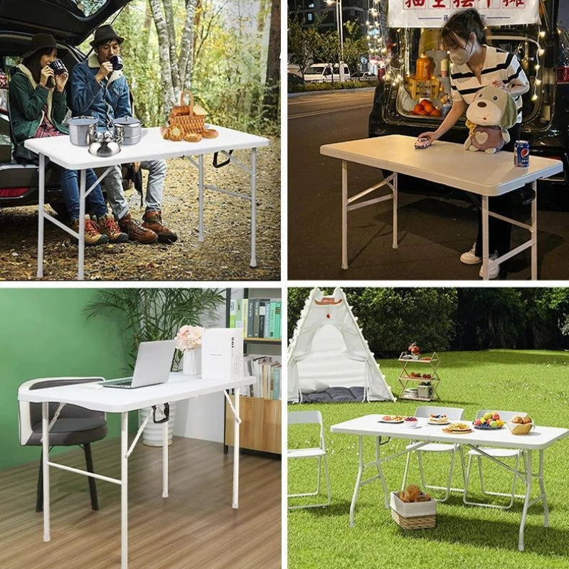 Foldable Dining Table Portable Home Dining Table Outdoor Stall Student Desk Easy To Store Multifunctional Dining Room Furniture
