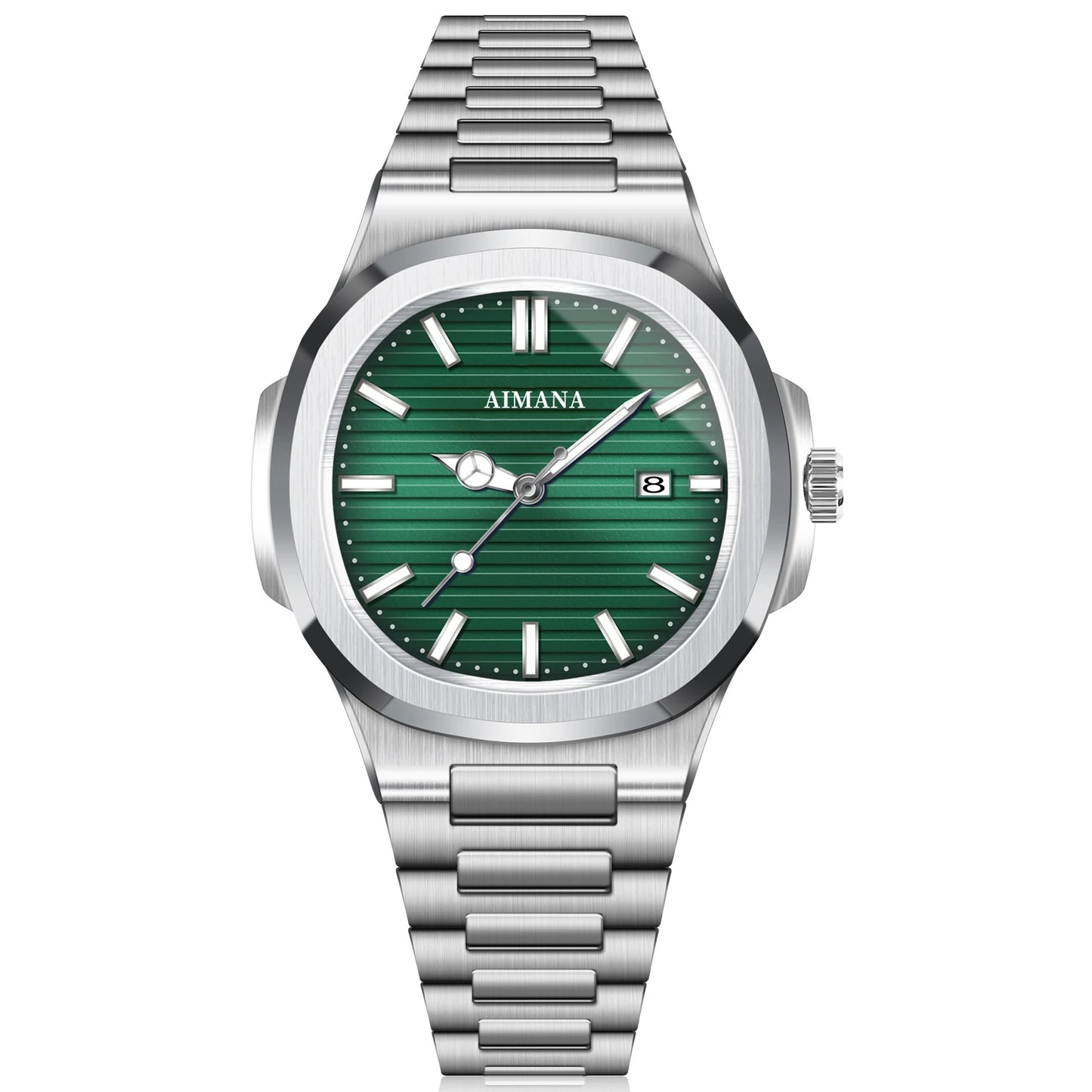 AIMANA Men's Watch Casual Fashion Digital Display Quartz Wristwatch for Men