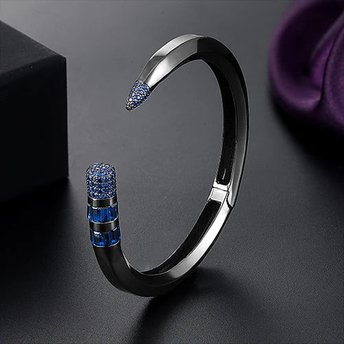 New Fashion Lovers Luxury Bracelets Bangles Colorful Cubic Zirconia Golden Woman's Bracelets wedding banquet hand Jewelry Gifts